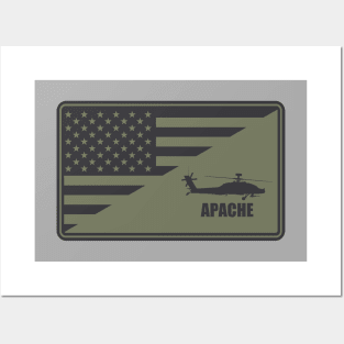 AH-64 Apache Subdued Patch Posters and Art